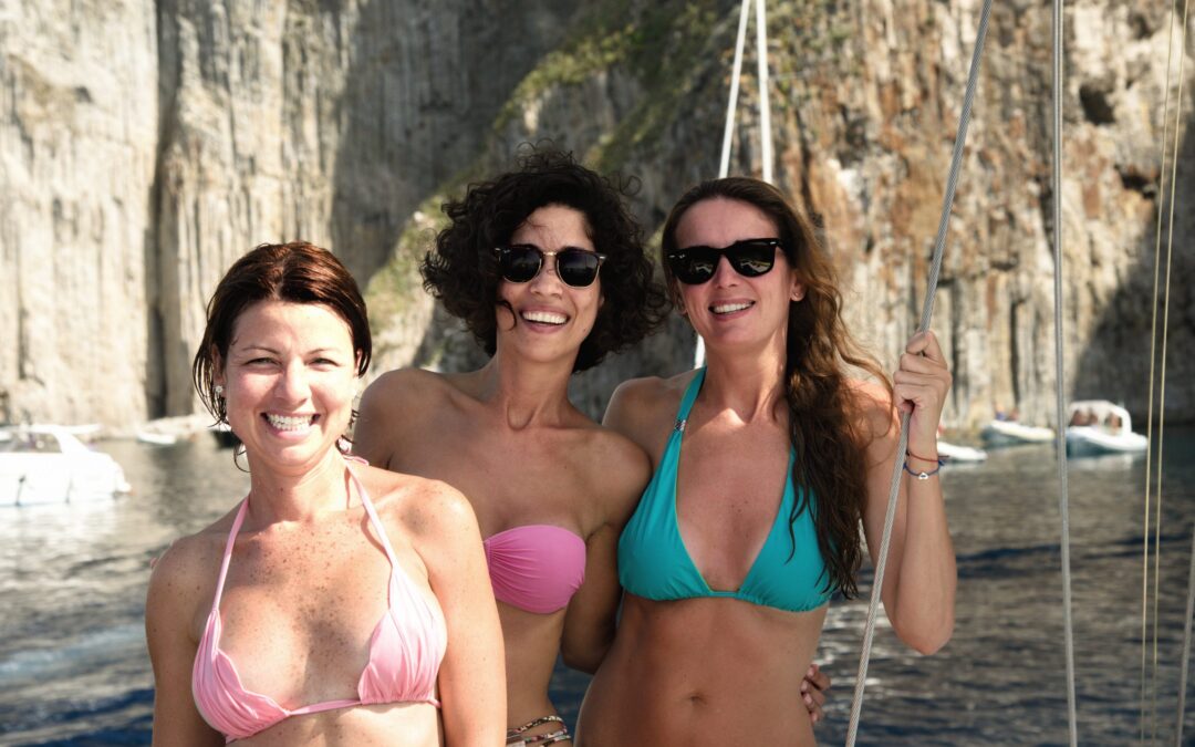 A bachelor party on the boat